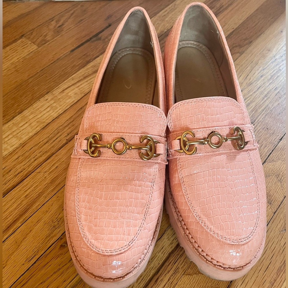 Peach Sam Edelman Circus Deana loafers women’s size 10